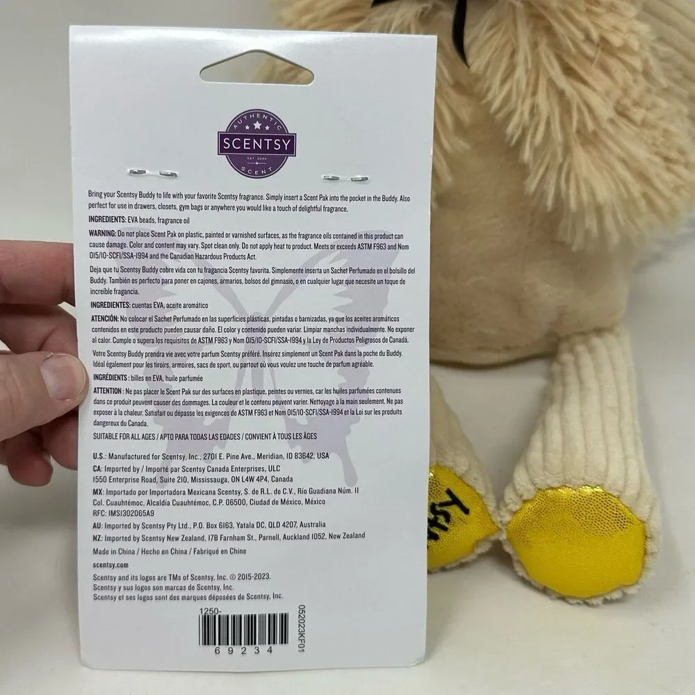 Scentsy Buddy Frilly the Fox Plush Stuffed Animal with New Scent Polar Bear Hug - Picture 4 of 12